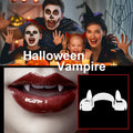 Retractable Vampire Fangs – Halloween Zombie Teeth Cosplay Props Costume Prop Teeth Oasis Select 1pc
