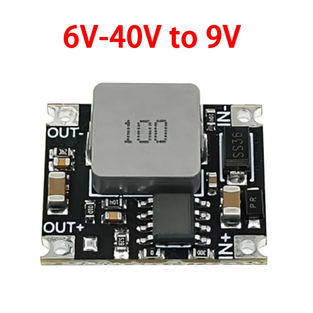 3A Mini DC-DC Buck Step Down Converter Module 6V-40V to 5V 9V 12V 24V Voltage Regulator PCB Power Supply Board Oasis Select 6V-40V to 9V