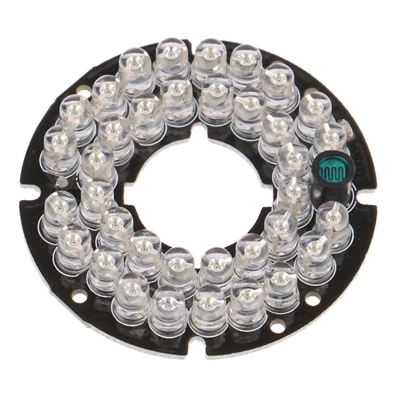 IR 36 LED Light Board Infrared Lamp Board Module for Day Night Vision Camera Security Camera High Definition IR LED 90 degrees Oasis Select