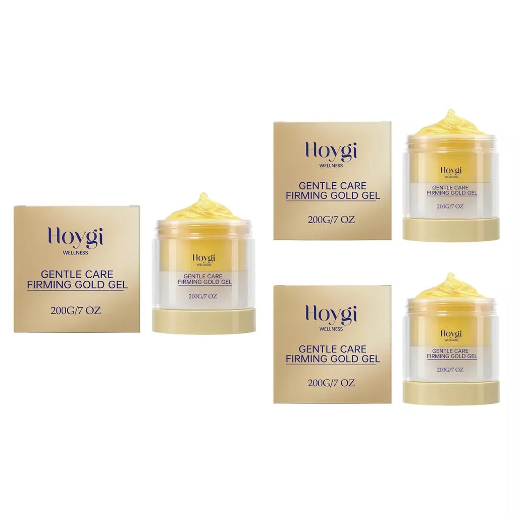 Gold Firming Body Massage Gel Improve Flabby Skin Promote Metabolism Anti-Cellulite Shaping Slim Care Slimming Lifting Body Gel Oasis Select 200g x3 boxed