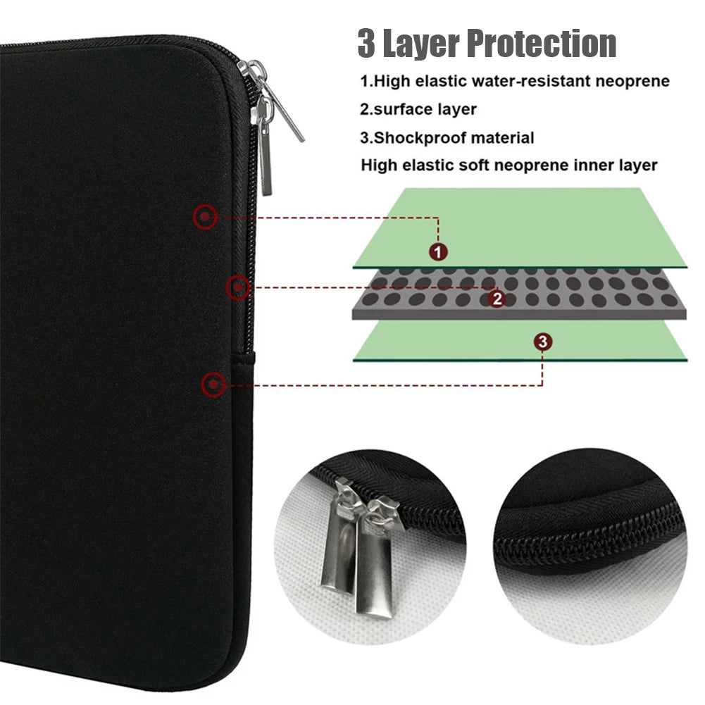 Universal Soft Laptop Sleeve Bag – Shock-Resistant & Breathable