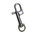 316 Stainless Steel Swivel Single End Snap Hook Rotating Clip For Diving Pet Leash Boat Hardware Safety Lanyard Outdoor Gear Oasis Select Type85mm