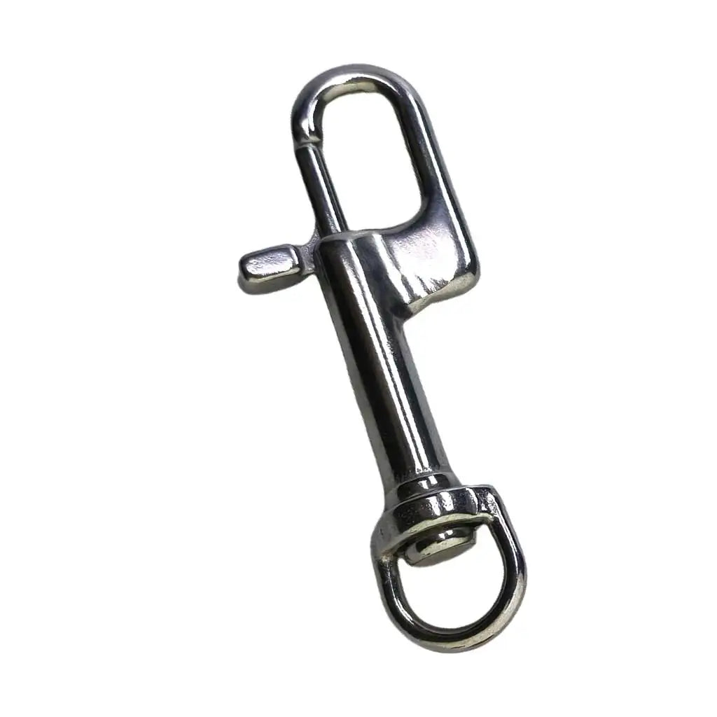 316 Stainless Steel Swivel Single End Snap Hook Rotating Clip For Diving Pet Leash Boat Hardware Safety Lanyard Outdoor Gear Oasis Select Type85mm