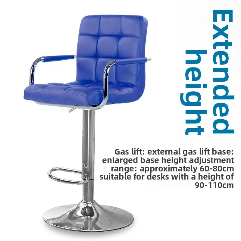 Bar chair adjustable swivel chair backrest high stool office computer chair household rotatable Oasis Select 14