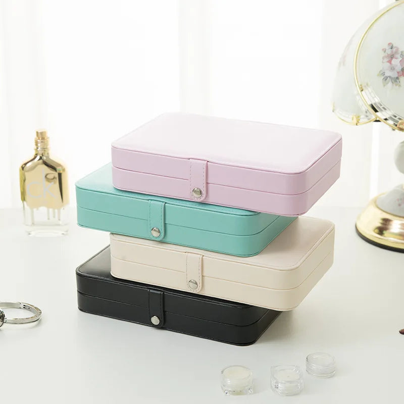 Double Layer Jewelry Jewelry Ring Necklace Storage Box Jewelry Box Oasis Select