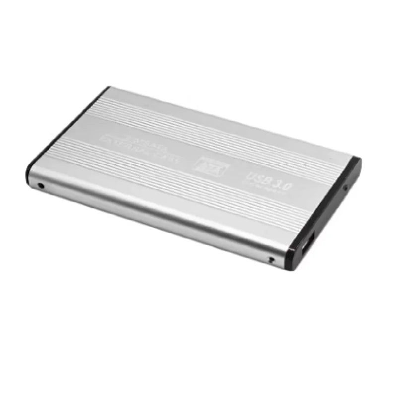 2.5-inch USB3.0 Mobile Hard Drive Case Aluminum Alloy SSD Solid-State Notebook Hard Drive Case With USB3.0 Cable Oasis Select Silver