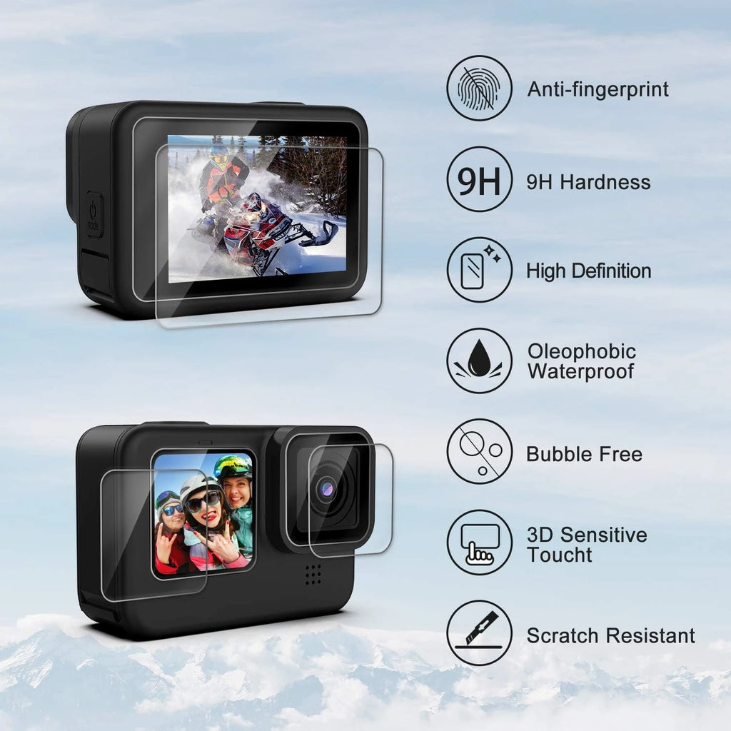 Silicone Case & Screen Protector for GoPro Hero 9 10 11 12