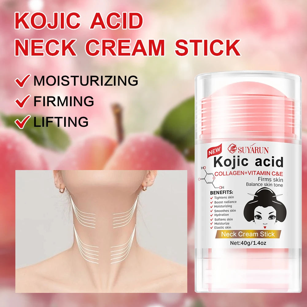 SUYARUN Kojic Acid Care Cream Stick Care Deep moisturizes and nourishes your dry rough skin with neck care cream. Oasis Select