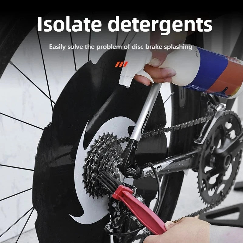 Anti-fouling Motorcycle Washing Disc Brake Cleaning Protection Cover Ultralight Bicycle Washing Disc Guard Bike Accessories Oasis Select