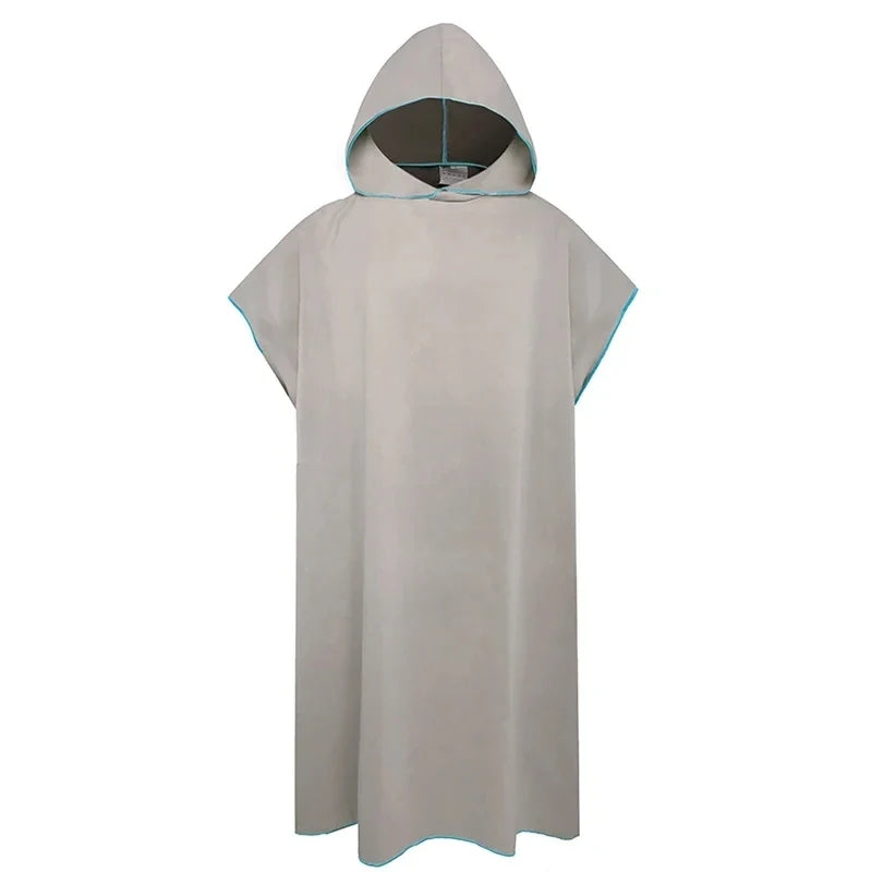 Quick-drying Changing Robe Quick Dry Bathrobe Hooded Absorbent Bath Towel Swimming & Fitness Super Absorbent Bathrobe Oasis Select