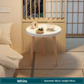 Multi-functional Small round table small apartment bedside table bedroom coffee table rack Oasis Select 40A