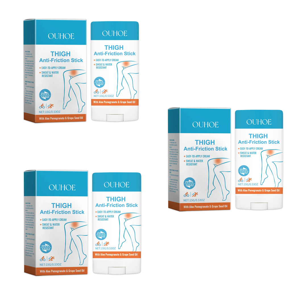 Jaysuing Anti-Chafe Thigh Cream Stick | Running & Cycling Anti-Chafe Balm Stick Oasis Select 3pcs