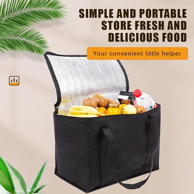 Large Capacity Insulated Lunch Bag Portable Thermal Cooler for Work Picnic Beach Hiking Outdoor Family Trips Oasis Select