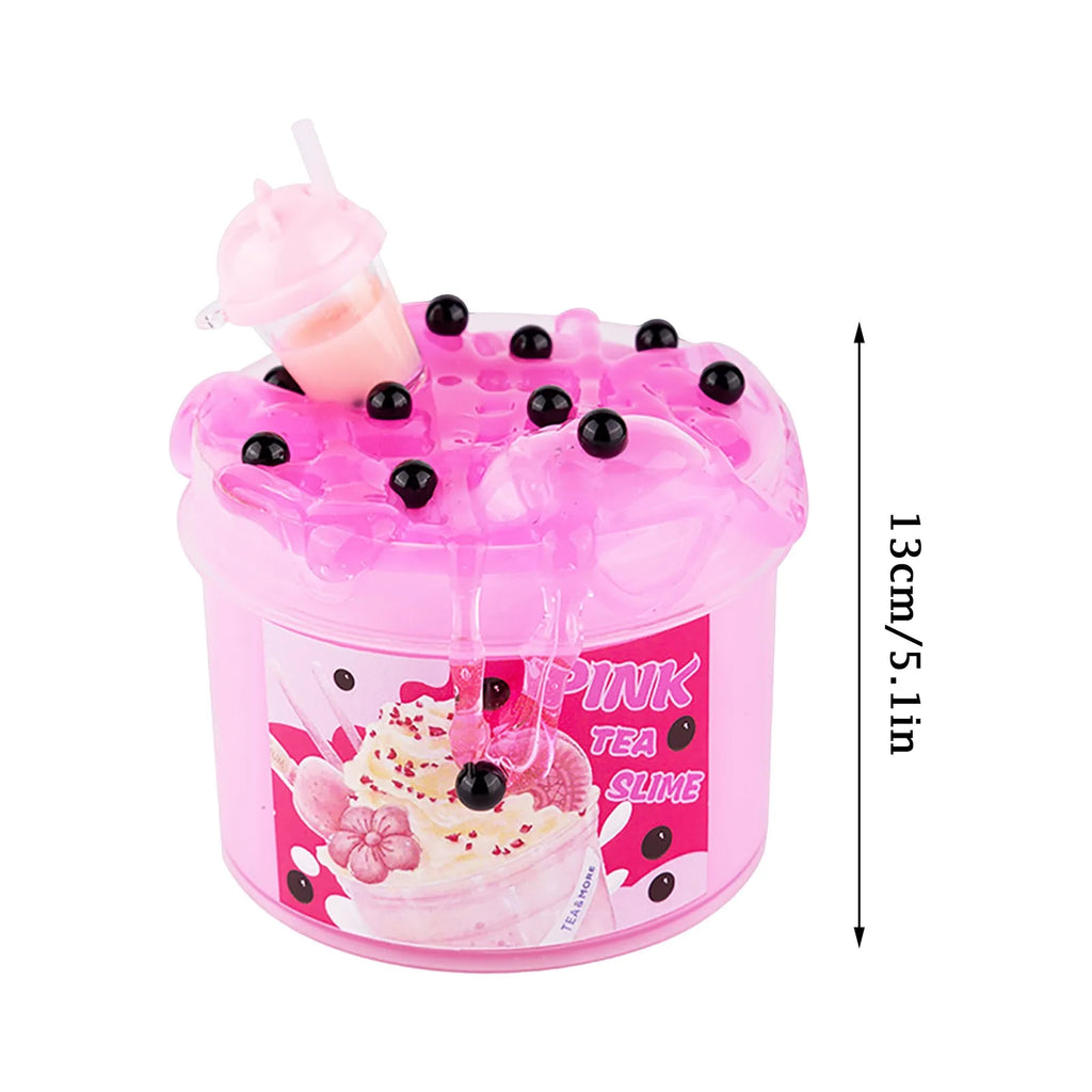 Fruit Jelly Cube Slime Kit – Crunchy Glitter Stress Relief Toy Slime Sensory Toy Oasis Select