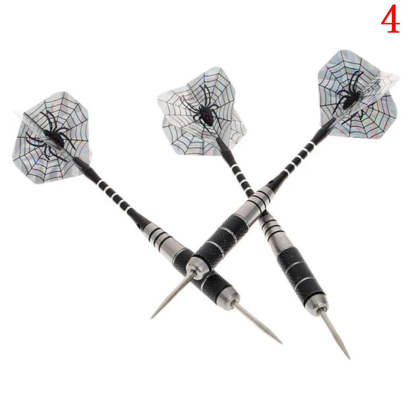 3 Pieces In A Pack 22g Anti-fall Needles Full Metal Darts Set Safety Video Game Darts Indoor Soft Darts Steel Shaft Darts Oasis Select D