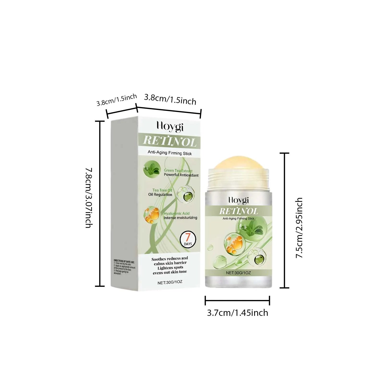 Retinol Anti-Aging Firming Serum Stick – Lift & Smooth Skin Anti-Aging Serum Stick Oasis Select 30g Boxed