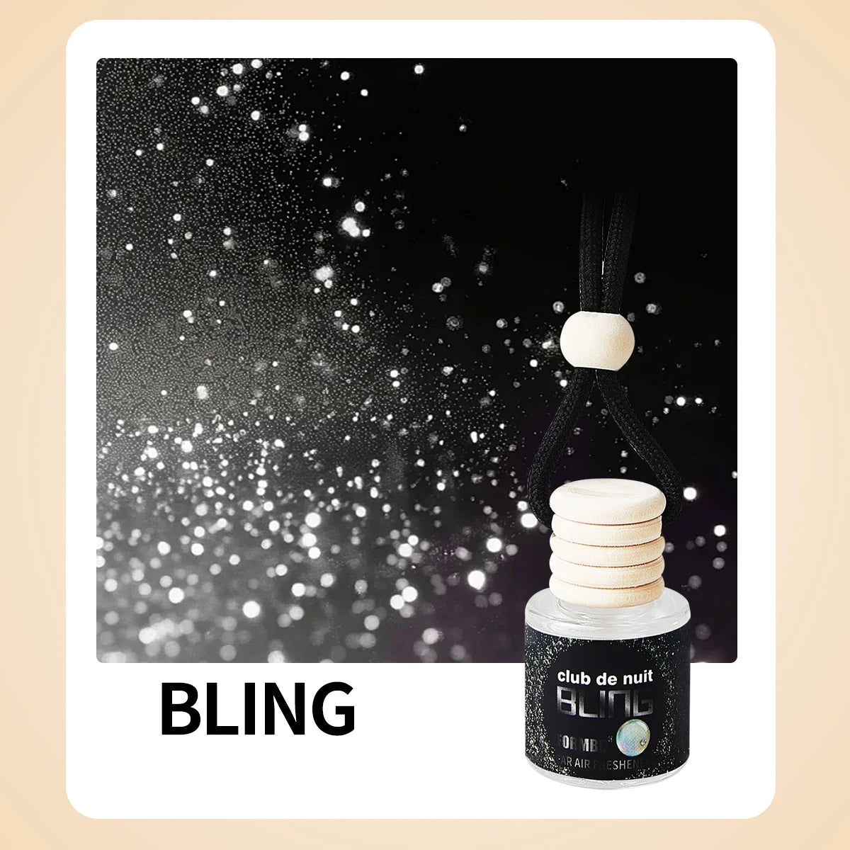 Long-Lasting Car Air Freshener – Essential Oil Fragrance Car Air Freshener Oasis Select BLING