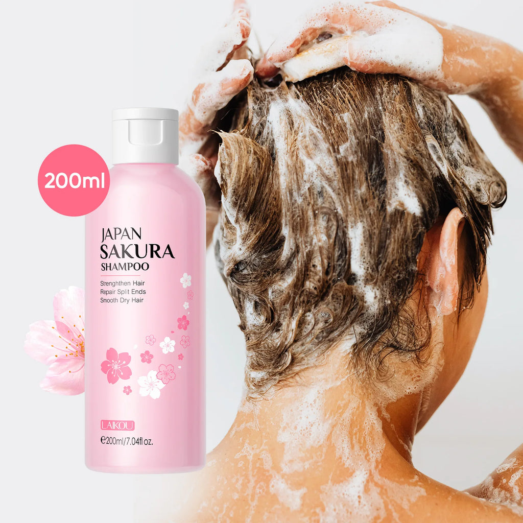 LAIKOU Sakura Shampoo & Conditioner – Anti-Dandruff, Moisturizing Shampoo & Conditioner Oasis Select