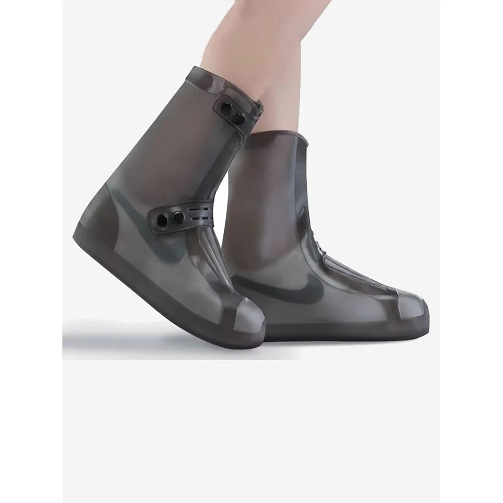 Silicone Waterproof Shoe Covers – Anti-Slip High-Tube Rain