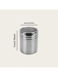 1pc-Silver stainless steel mesh tube type dusters dusting salt shaker spice jar Salt Sugar Pepper Shaker Box Cocoa Icing Powder Oasis Select Silver