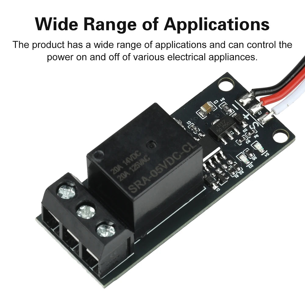 PWM Electronic Switch Relay 5-18V Model Airplane Car Model Boat Model Remote Control Aerial Light Control Can Be Set Delay Oasis Select Default Title