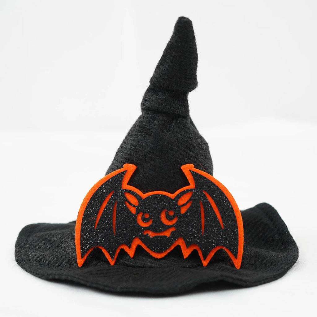 Halloween Spider Web Witch Hat Elastic Hair Band Pet Supplies Dog Cat Pumpkin Bat Hat Hair Accessories Happy Helloween Party Oasis Select D One Size
