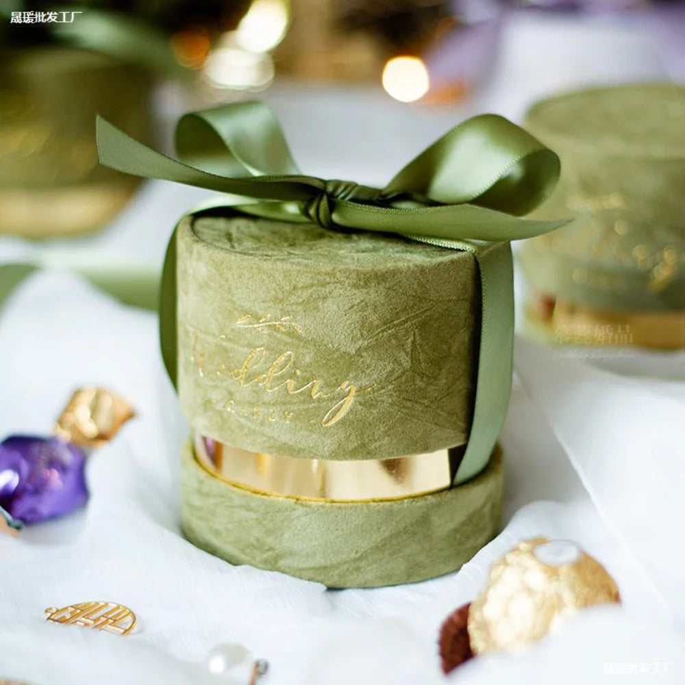 Velvet Candy Box Reusable Gift Box Packaging Wedding Candy Box Versatile Ins Gift Bag For Festival Home Decor Jewelry Storage Oasis Select