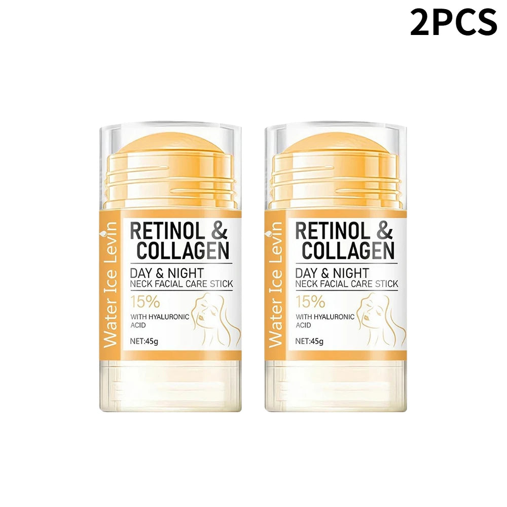 Retinol Lifting Firming Cream Stick Collagen Day&Night Neck Cream Moisturizing Anti-wrinkles Firming Neck Facial Daily Skincare Oasis Select 2PCS