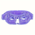 Hot and Cold Compress Half-Eye Mask in 3 Colors, Single Pack Oasis Select Purple
