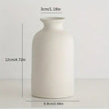 Minimalist Ceramics Vase Ceramic Flower Vase Home Decoration Flower Arrangement on The Living Room Desktop Ornament Accessories Oasis Select solid color