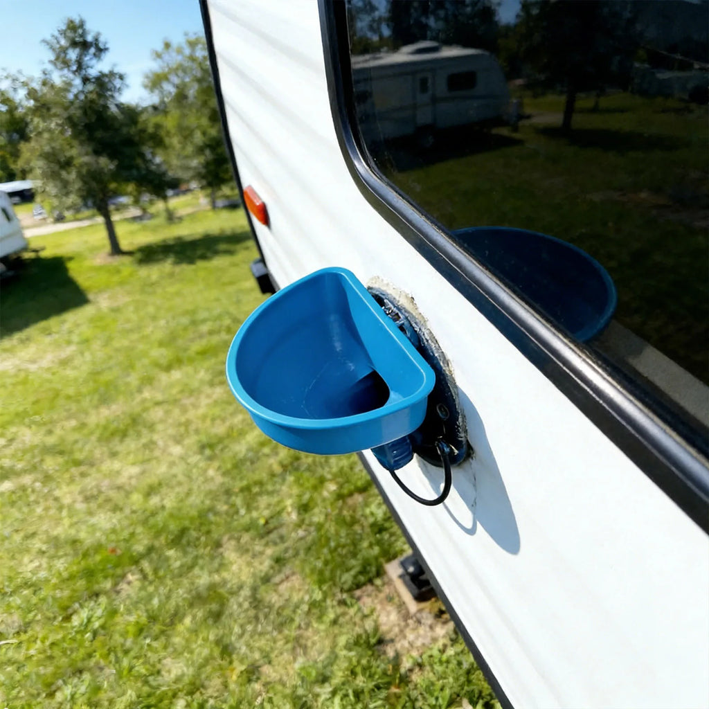 RV Water Tank Filling Funnel – Anti-Spill Wide Mouth 10-Inch RV Water Funnel Oasis Select