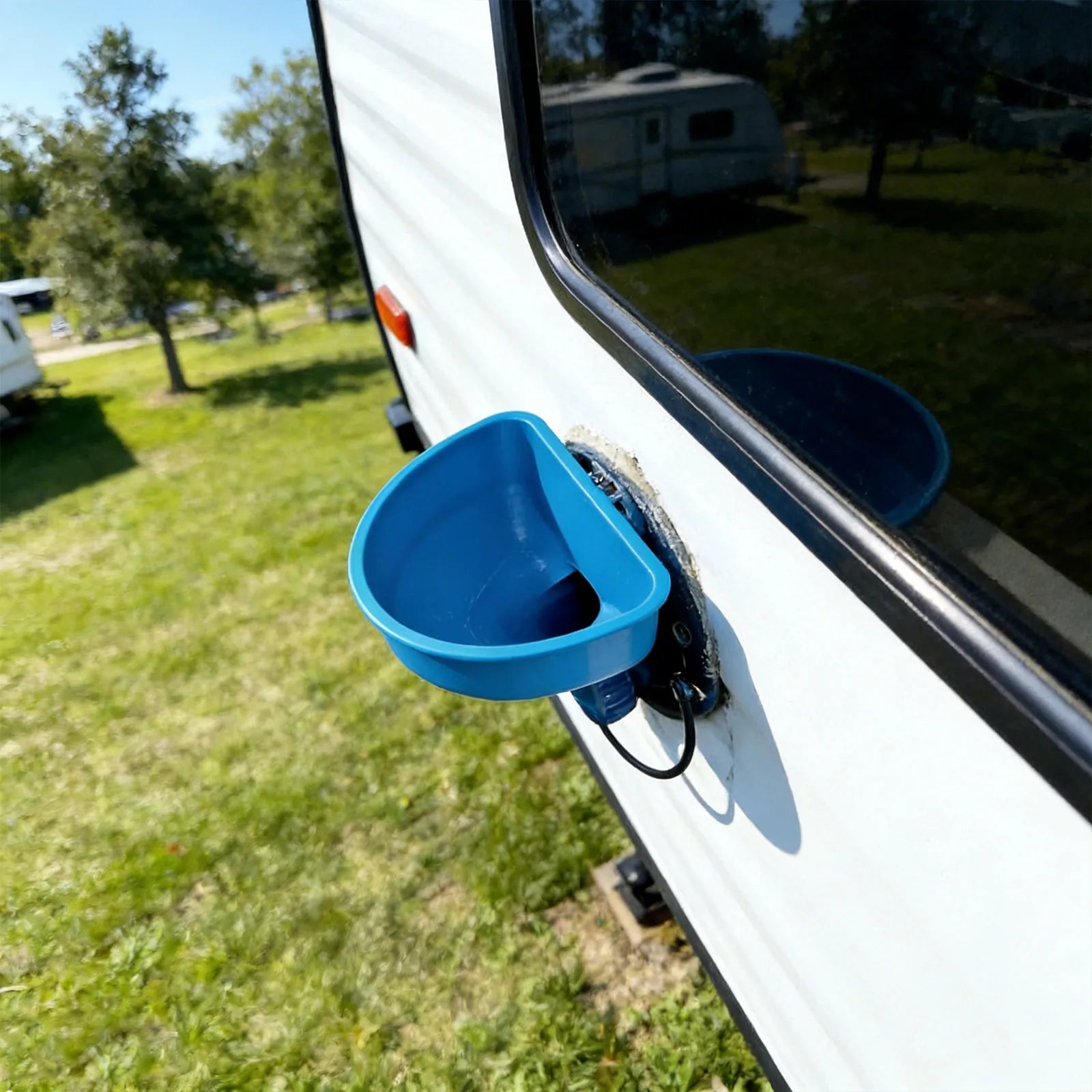 RV Water Tank Filling Funnel – Anti-Spill Wide Mouth 10-Inch RV Water Funnel Oasis Select