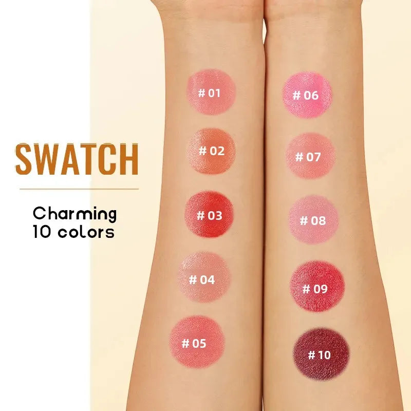 QiBest 3-in-1 Waterproof Blush Stick – Lips, Face & Eyes Multi-Use Blush Stick Oasis Select