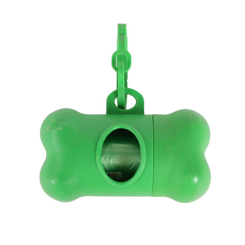 1/2/3/4/10pcs Bone Shaped Pet Garbage Bag Dispenser for Dogs Carrying Cleaning Supplies When Going Out Oasis Select green-1pc