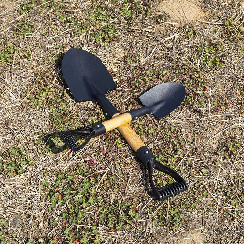36/50.5cm Digging Shovel Manganese Steel Shovels Kids Trowel Waterproof Rustproof Garden Scoop for Outdoor Beach Camping Oasis Select