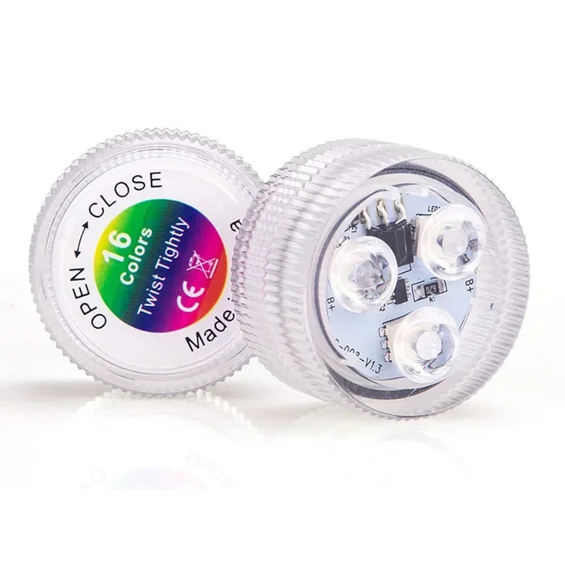KDULIT Mini 16-Color RGB IP68 Submersible LED Pool Light
