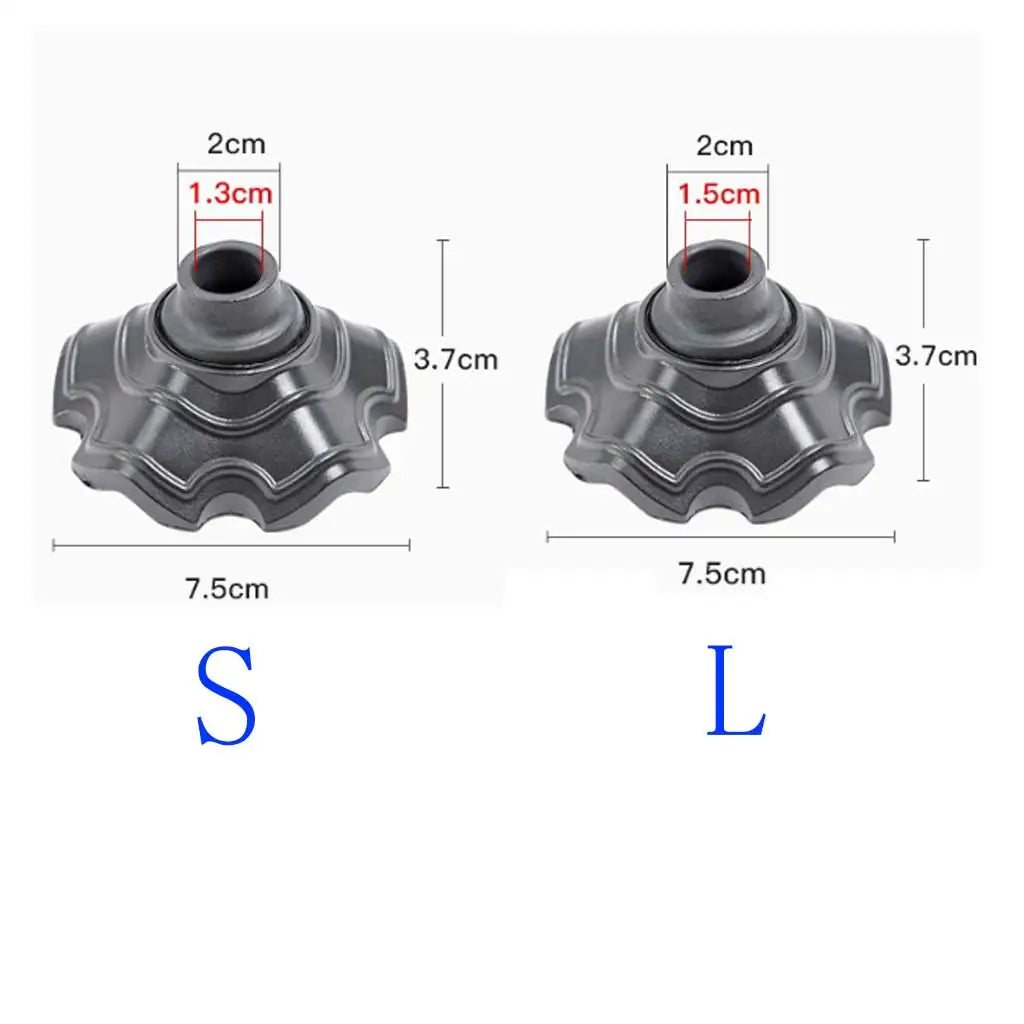 4Pc 13/15mm Non-Slip Camping Chair Foot Pads Folding Chairs Plastic Gripper Pads to Prevent Sinking on Grass Feet Replacement Oasis Select