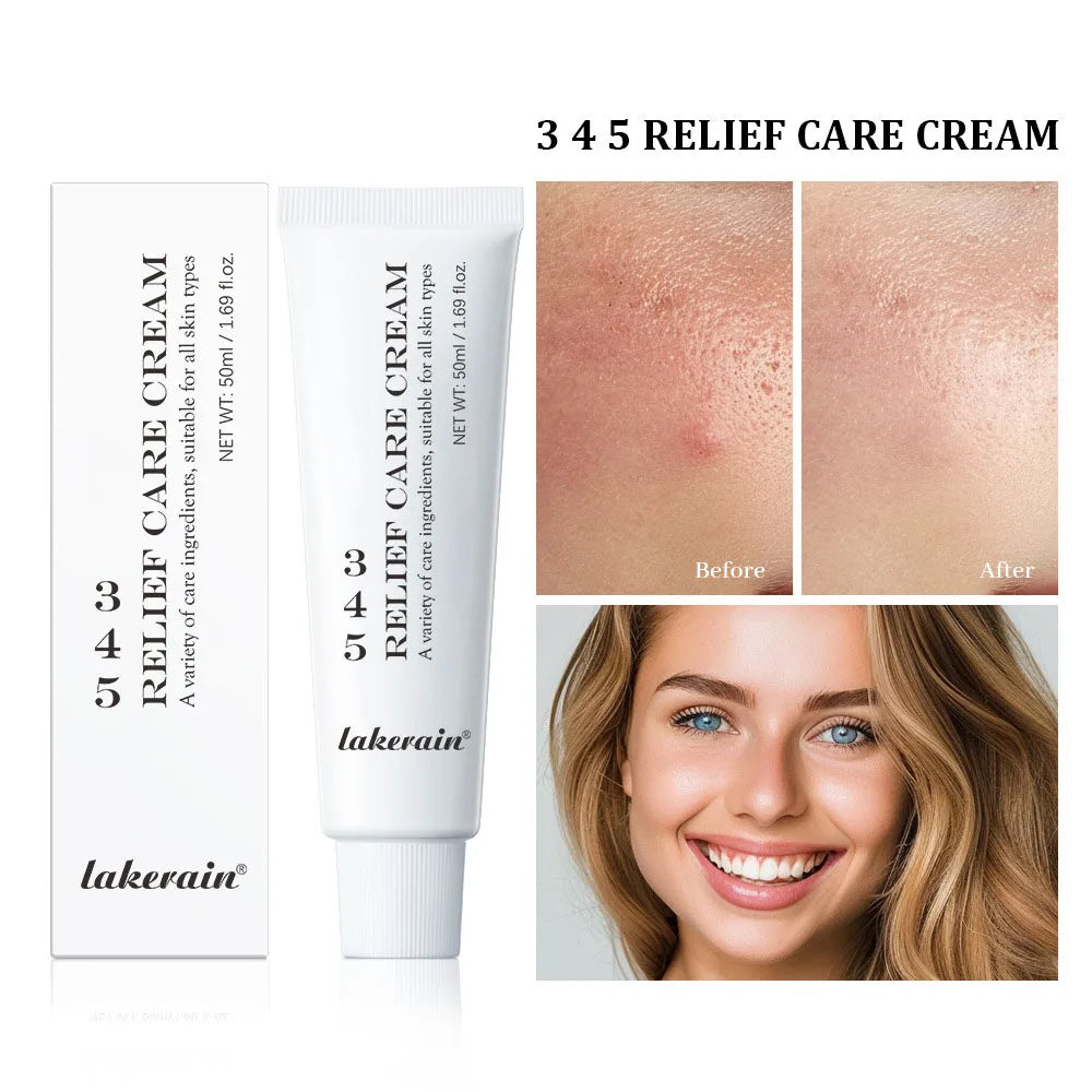 345 Relief Cream – Brightening & Blemish Moisturizer 50ml Face Moisturizer Cream Oasis Select