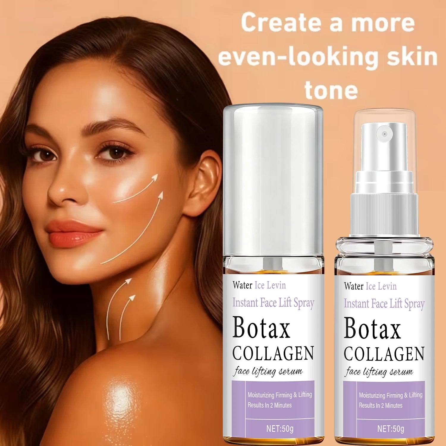 Instant Face Lift Spray – Collagen & Hyaluronic Acid Serum Face Lifting Spray Oasis Select