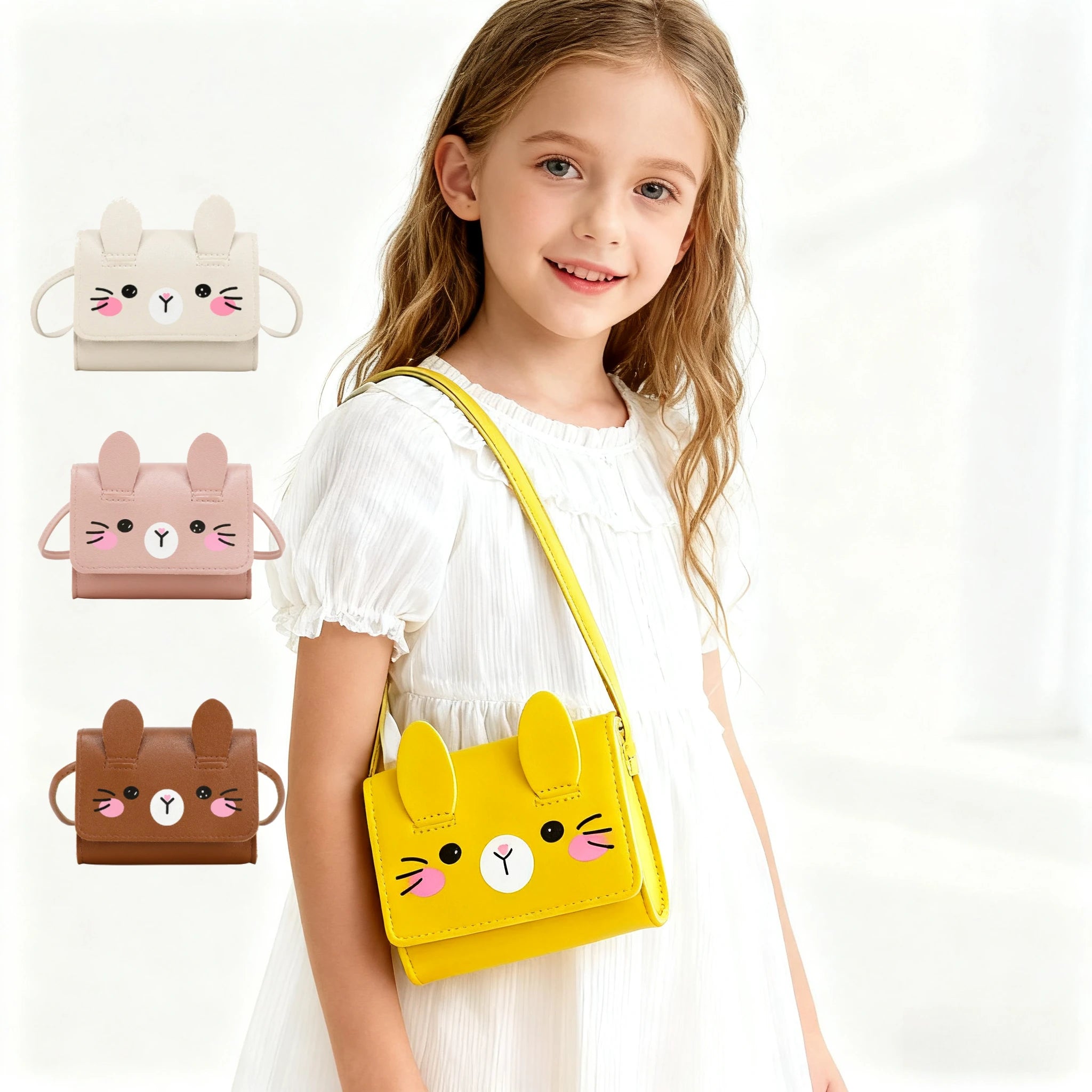 Children's Mini Handbags Hot Sale Princess Baby Girls PU Leather Small Shoulder Crossbody Bags Cute Kids Coin Purse Wallet Oasis Select