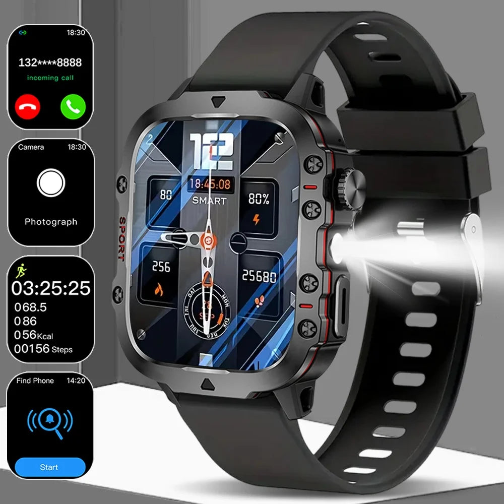 ERUN Smartwatch – Calls, Fitness Tracker & Remote Camera