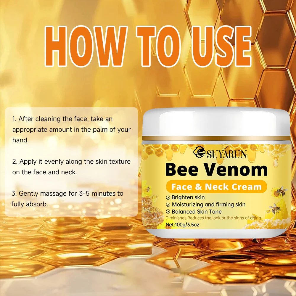 SUYARUN Bee Venom Anti-Aging Face & Neck Cream | Firming Hydration Anti-Aging Face Cream Oasis Select