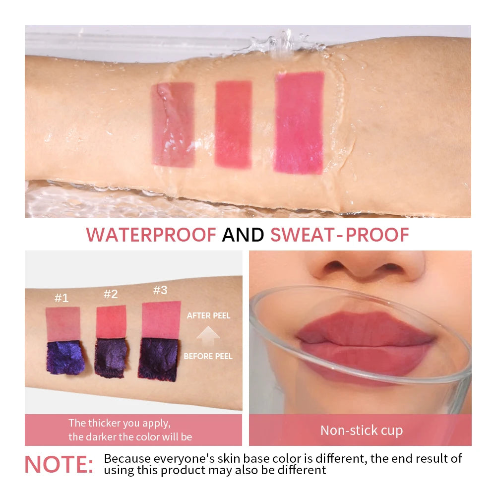 Peel-Off Matte Lip Tint – Waterproof Long-Lasting Lip Stain Matte Lip Stain Oasis Select