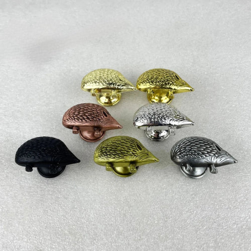 10PC Cute Hedgehog Drawer Knobs Furniture Handle Single Hole Cabinet Door Handle Kitchen Cabinet Wardrobe Handle Oasis Select