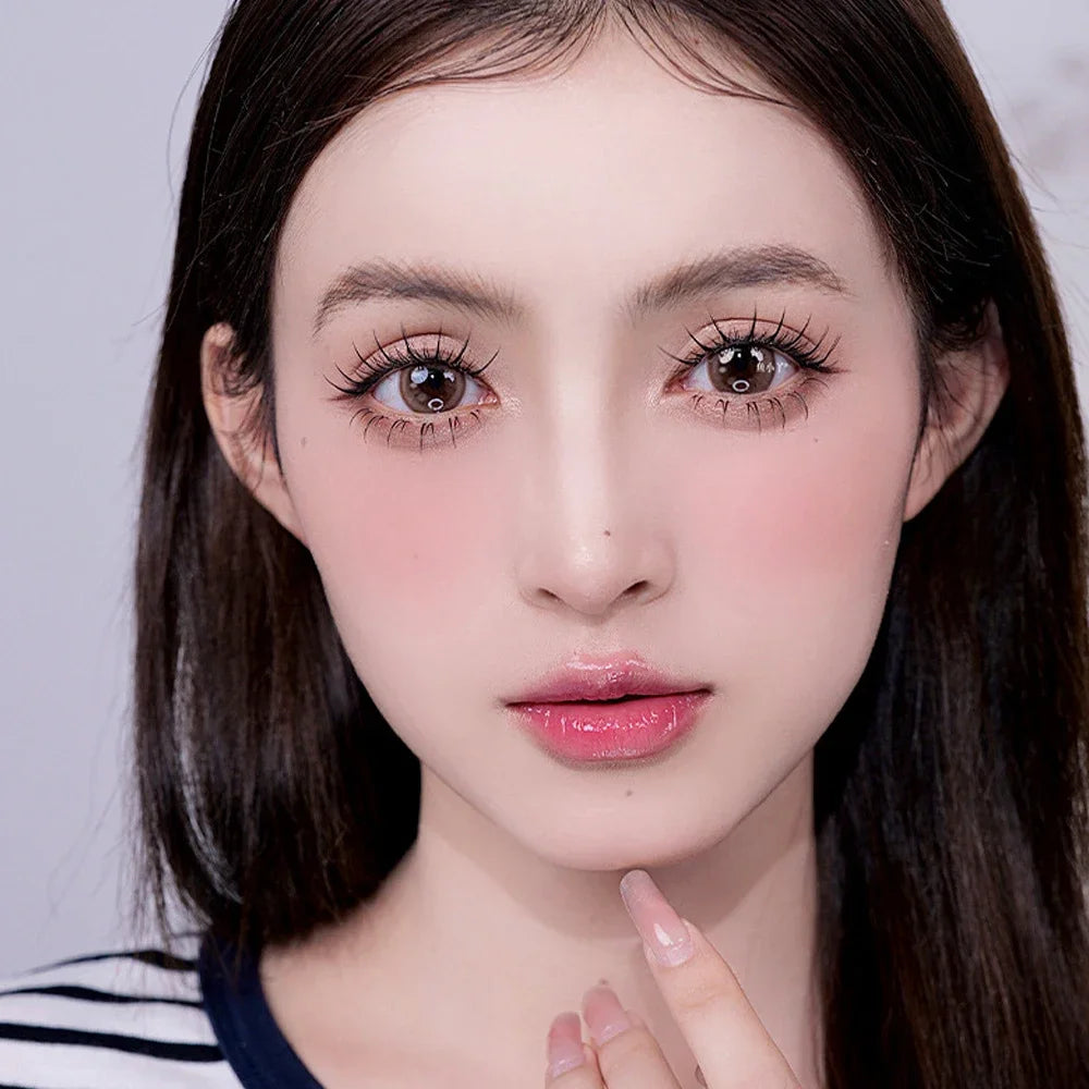 Manga Style Segmented Lash Clusters, Large Capacity Black Stem Individual False Eyelashes, Natural Daily Eye Makeup Oasis Select
