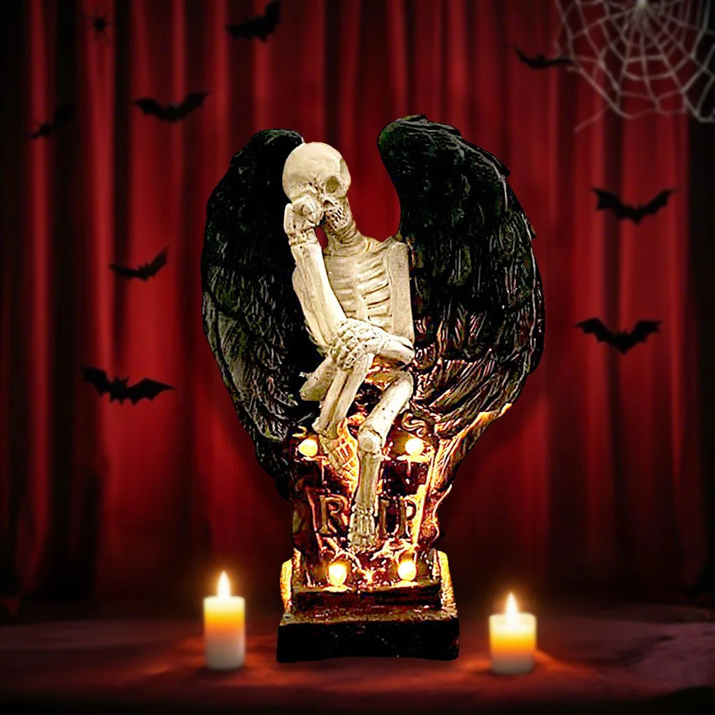 Halloween Series LED Lights Outdoor Decorative Handicrafts and Ornaments for Parties Atmosphere Skull Hand Oasis Select