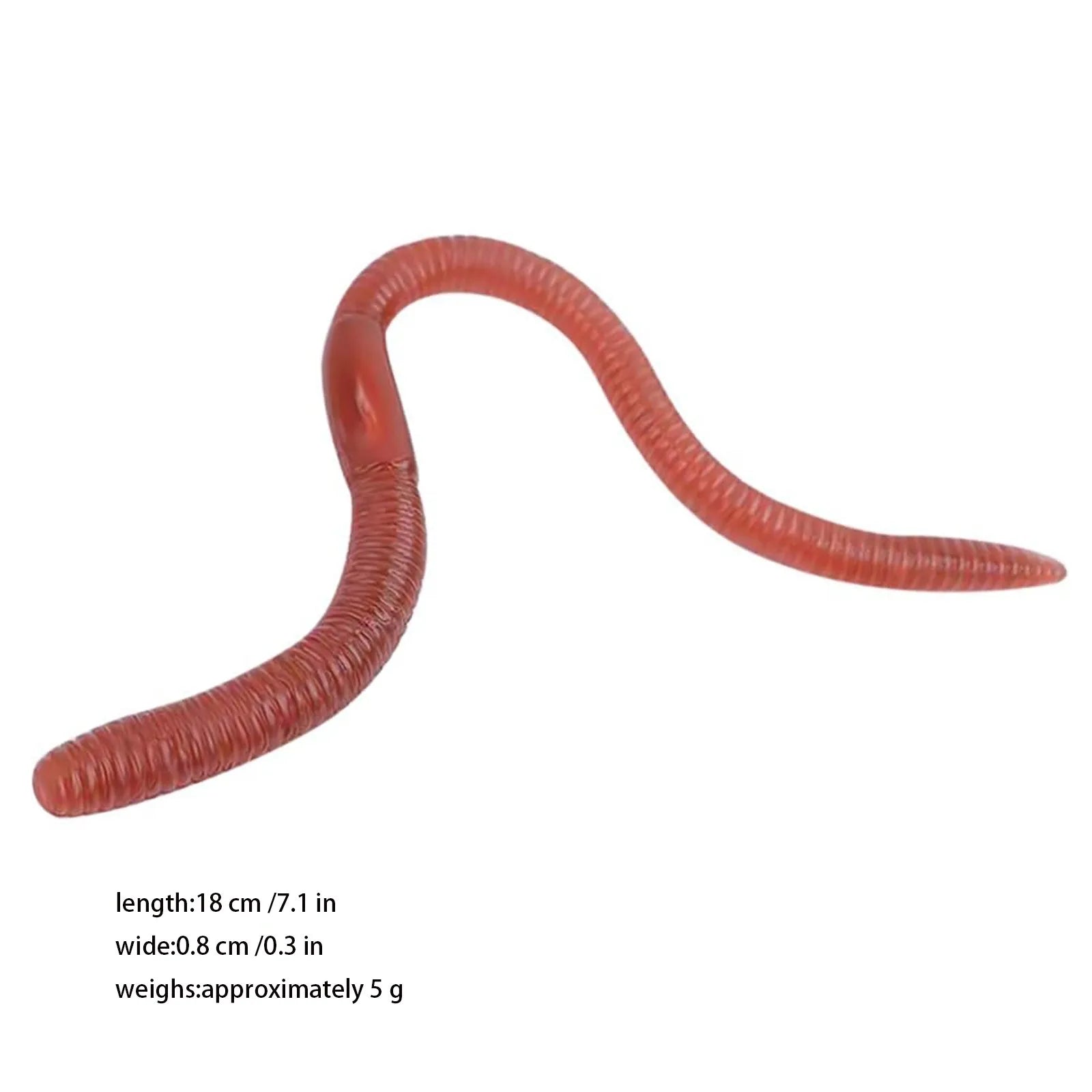 1bag/10pcs Predator Soft Lures Sea Fishing 18cm Silicone Earthworm Worm Wobbler Fake Baits Carp Trout Bass Fishing Oasis Select