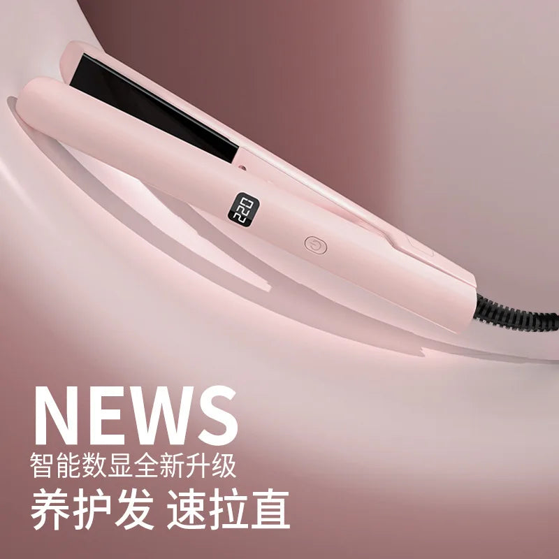 2-in-1 Mini Hair Straightener & Curling Iron | Portable Flat Iron