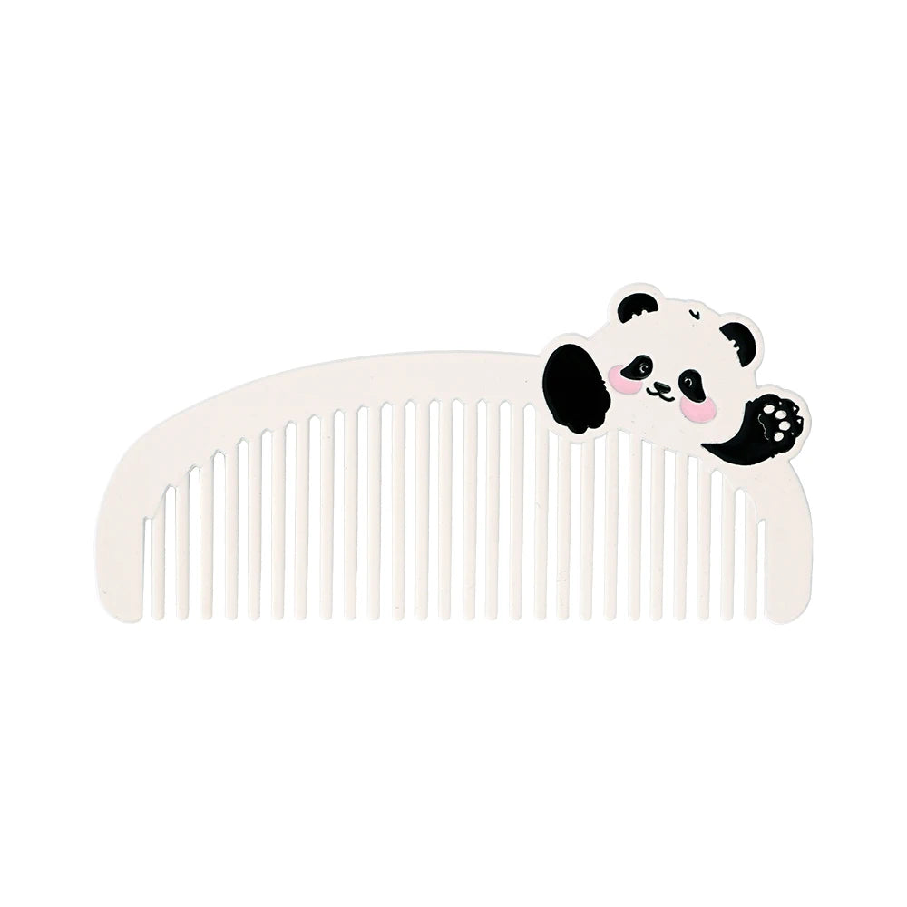 Cute Panda Wide Tooth Pocket Comb – Portable Travel Comb Pocket Hair Comb Oasis Select TC02