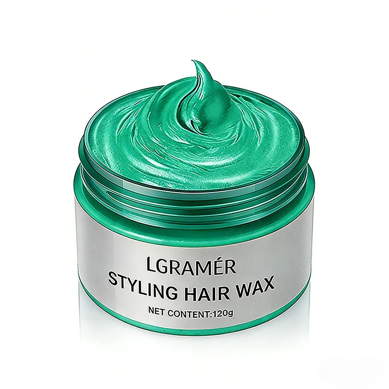 Temporary Hair Color Wax – 9 Shades | Silver Gray, Wine Red & More